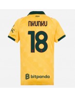 Ženske Nogometnih dresov AC Milan Christopher Nkunku #18 Tretji 2025-26 Kratki rokavi Ženske Nogometnih dresov AC Milan Christopher Nkunku #18 Tretji 2025-26 Kratki rokavi